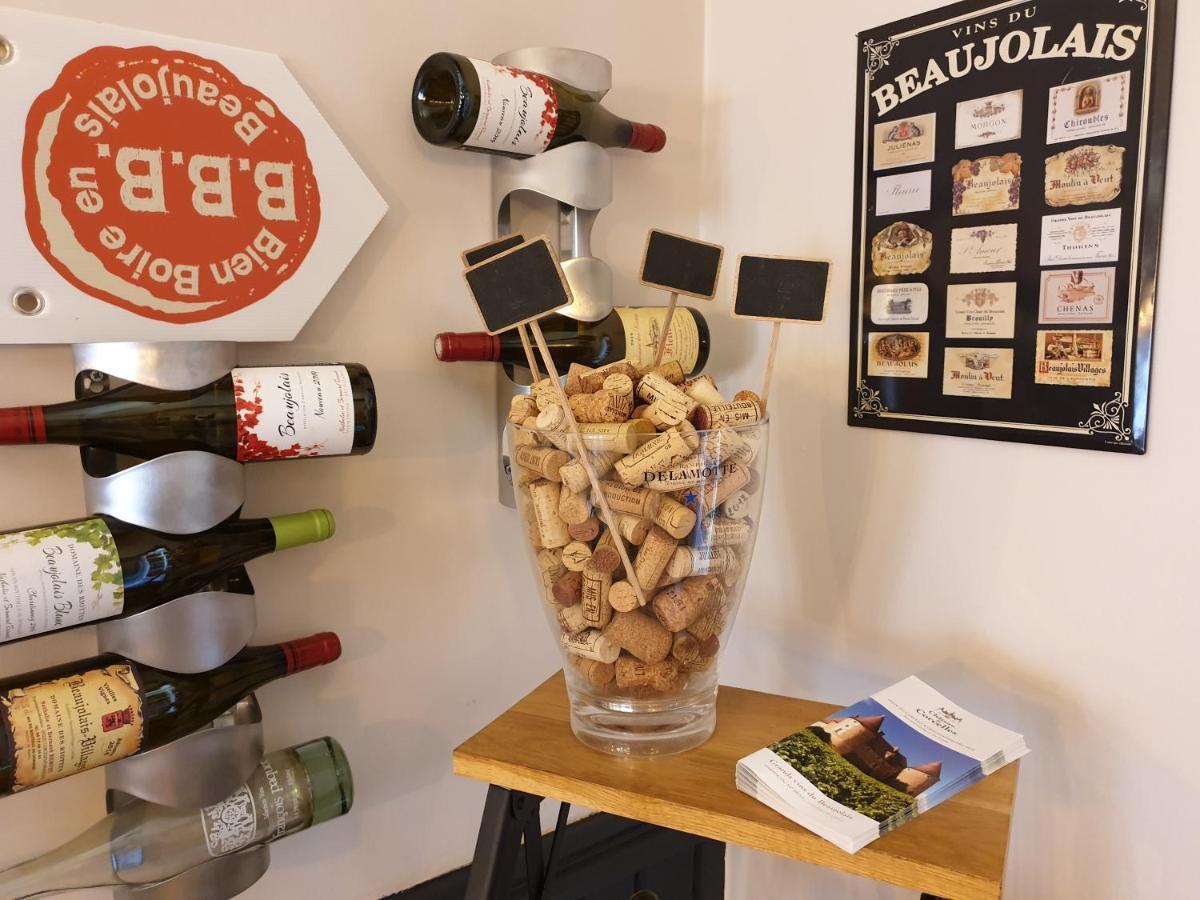 Le Relais Des Dix Crus - Logis Hotel B&B Corcelles-en-Beaujolais Kültér fotó