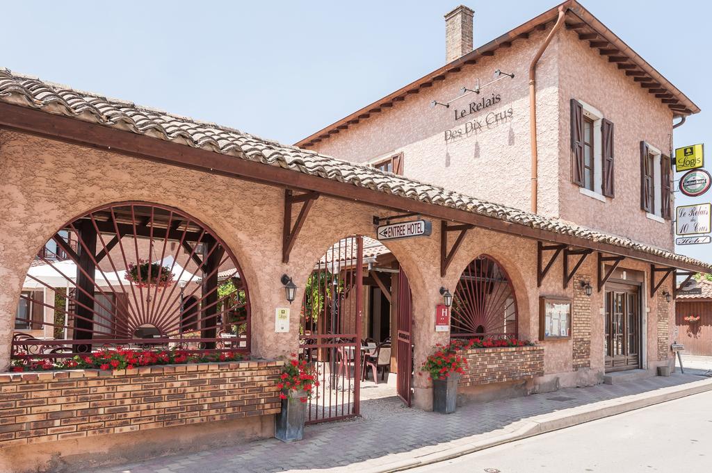 Le Relais Des Dix Crus - Logis Hotel B&B Corcelles-en-Beaujolais Kültér fotó