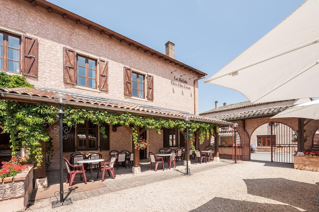 Le Relais Des Dix Crus - Logis Hotel B&B Corcelles-en-Beaujolais Kültér fotó